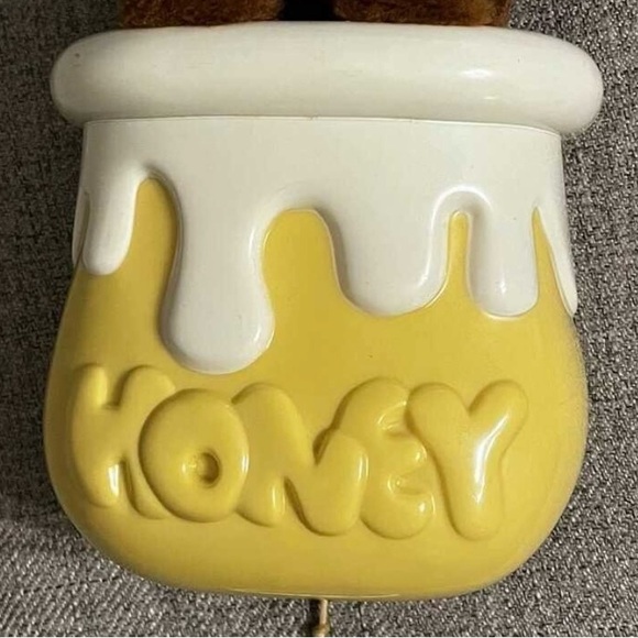 Tomy Bear Crib Pull String Music Box Vintage 1985 Animated Plush Honey
Pot WORKS - Picture 7 of 7